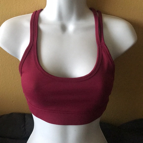 Deep pink dry fit sports bra - Picture 5 of 8